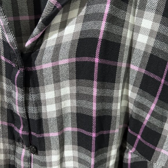 Lauren, Ralph Lauren Plaid Flannel Shirt Ladies Size 1X - Picture 3 of 4